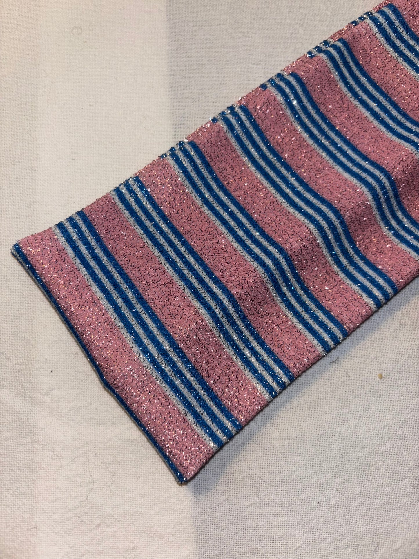 Blue Striped Headband