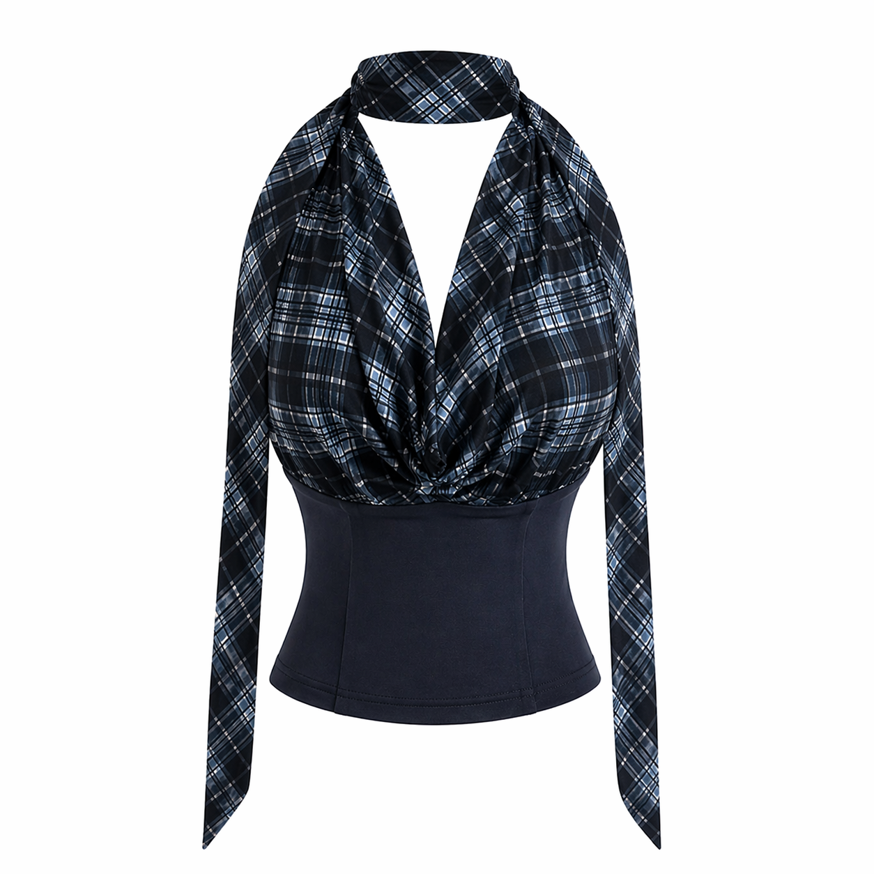 Dark Blue Halterneck