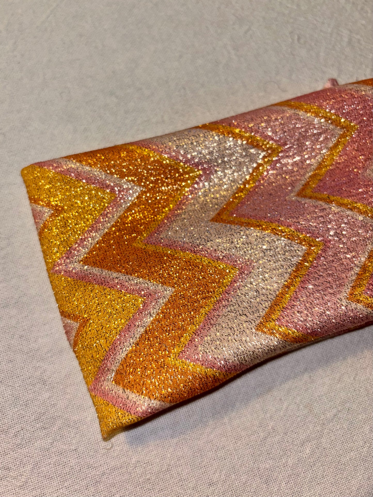 Peach Zigzag Headband