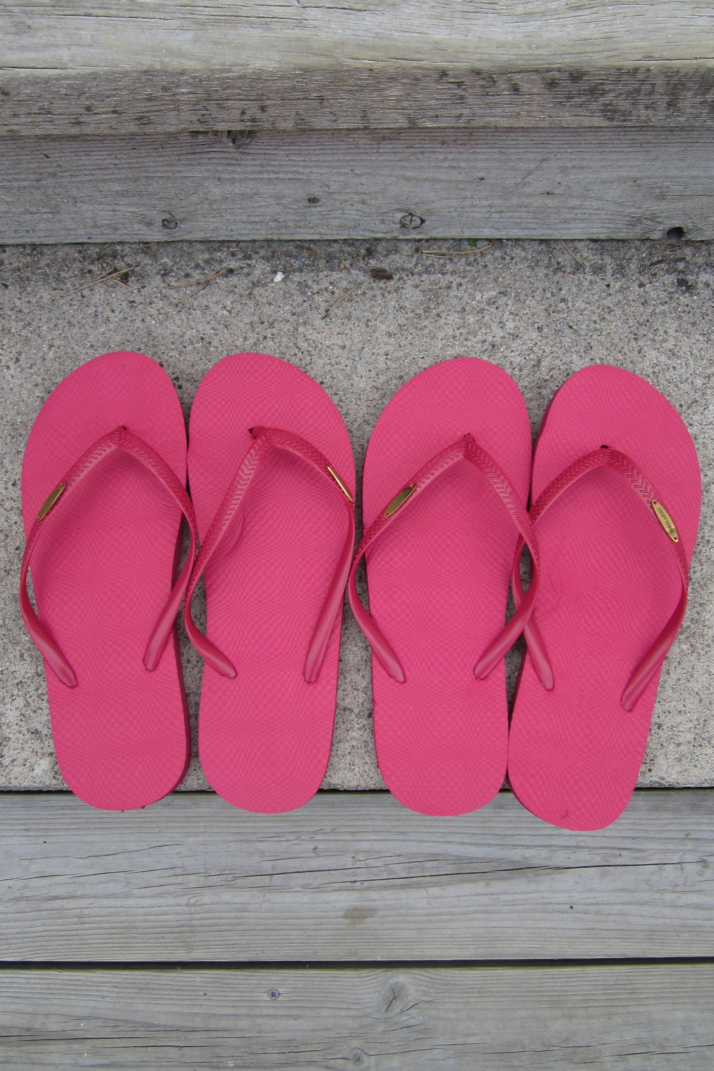 Red Flip Flops