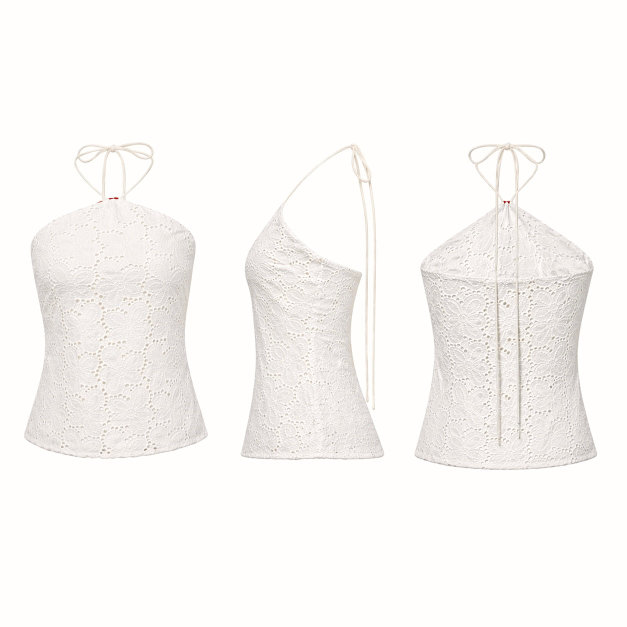 Lace Floral Halterneck
