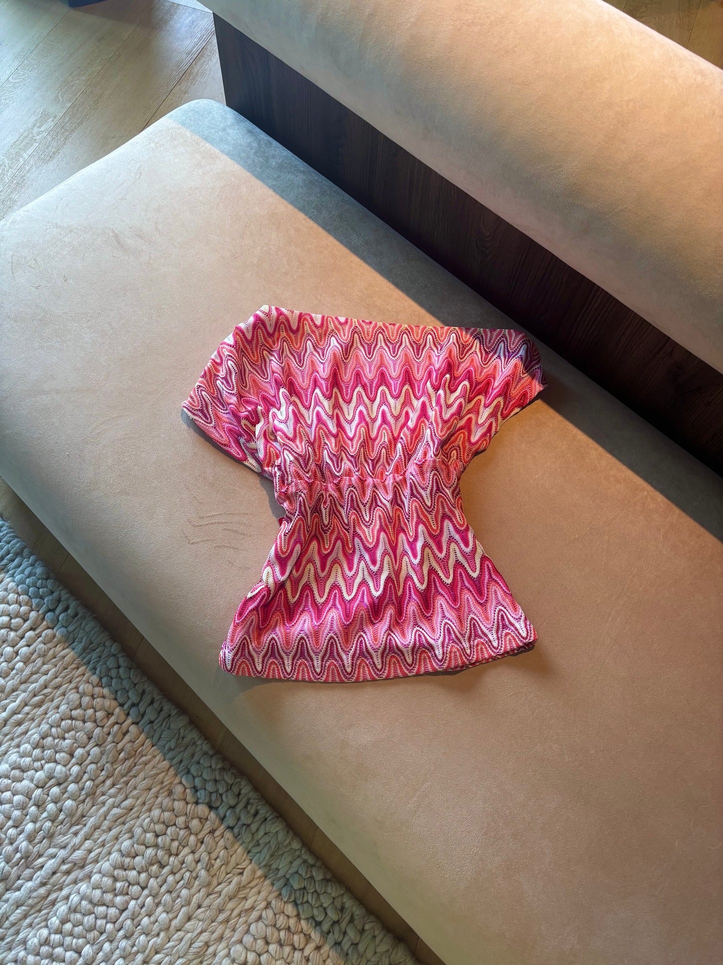 Emily Asymmetric Zigzag Top