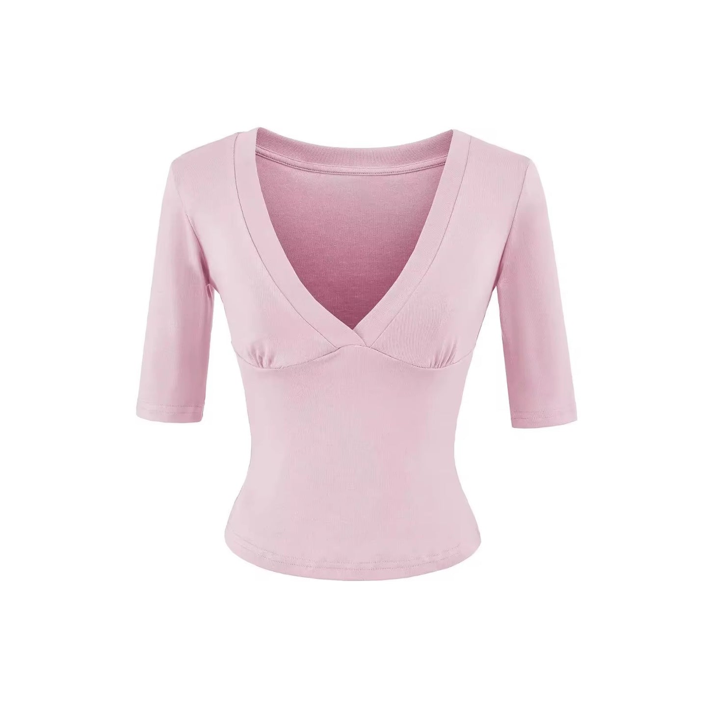 Blush V-neck