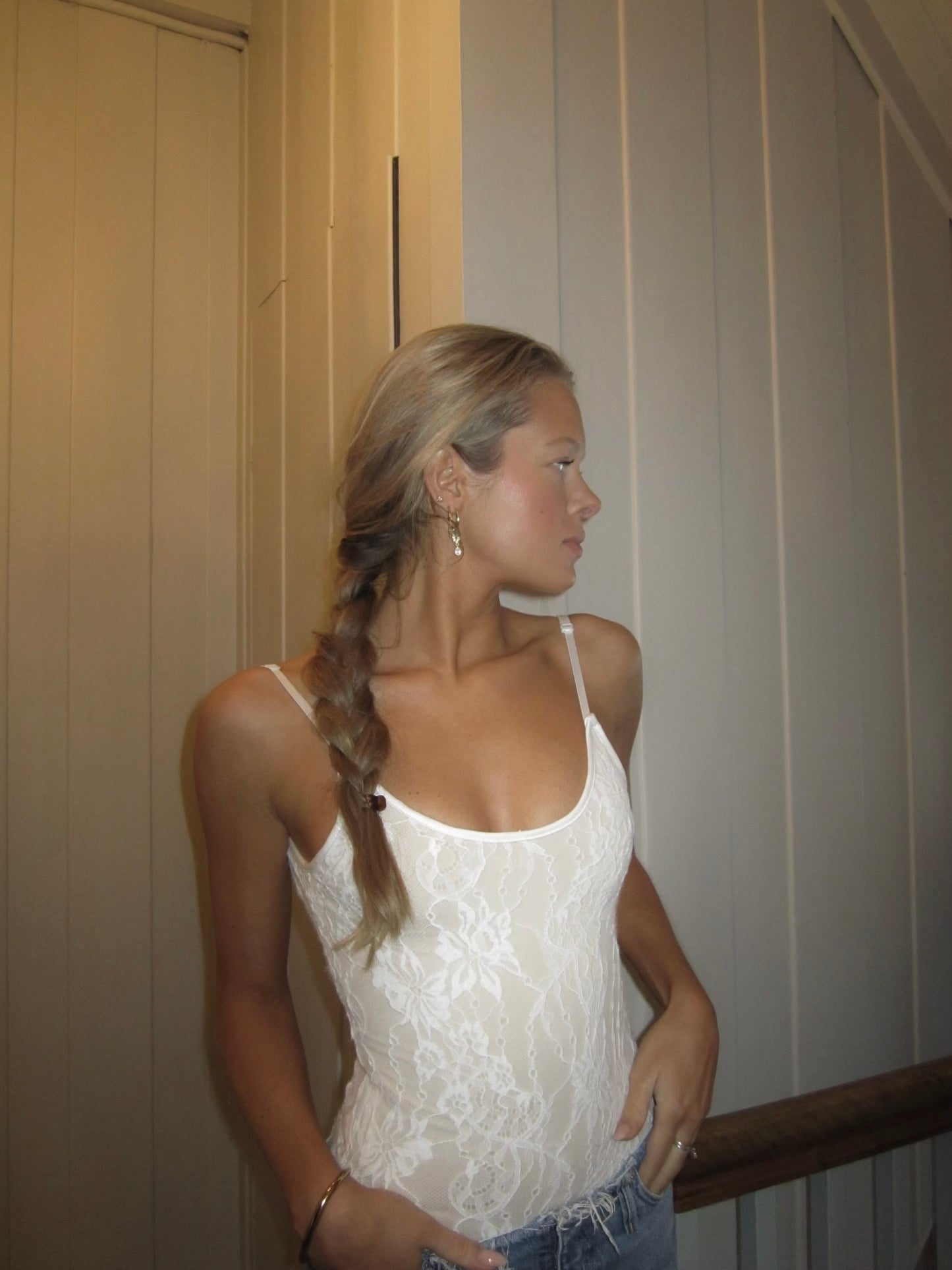 Lace Open Back Bodysuit