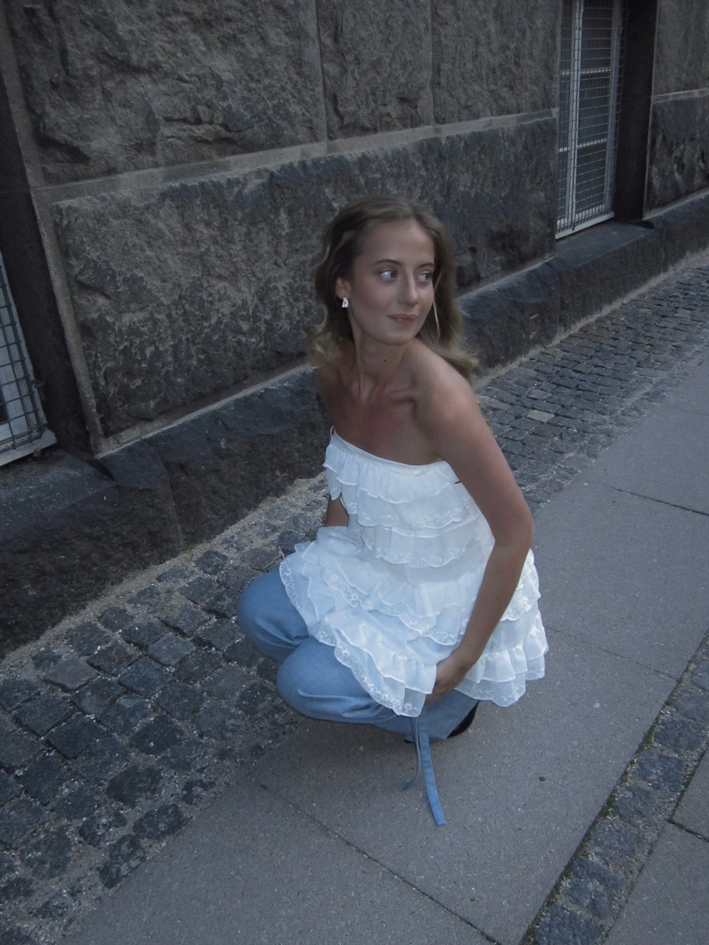 Lace Ruffle Minidress