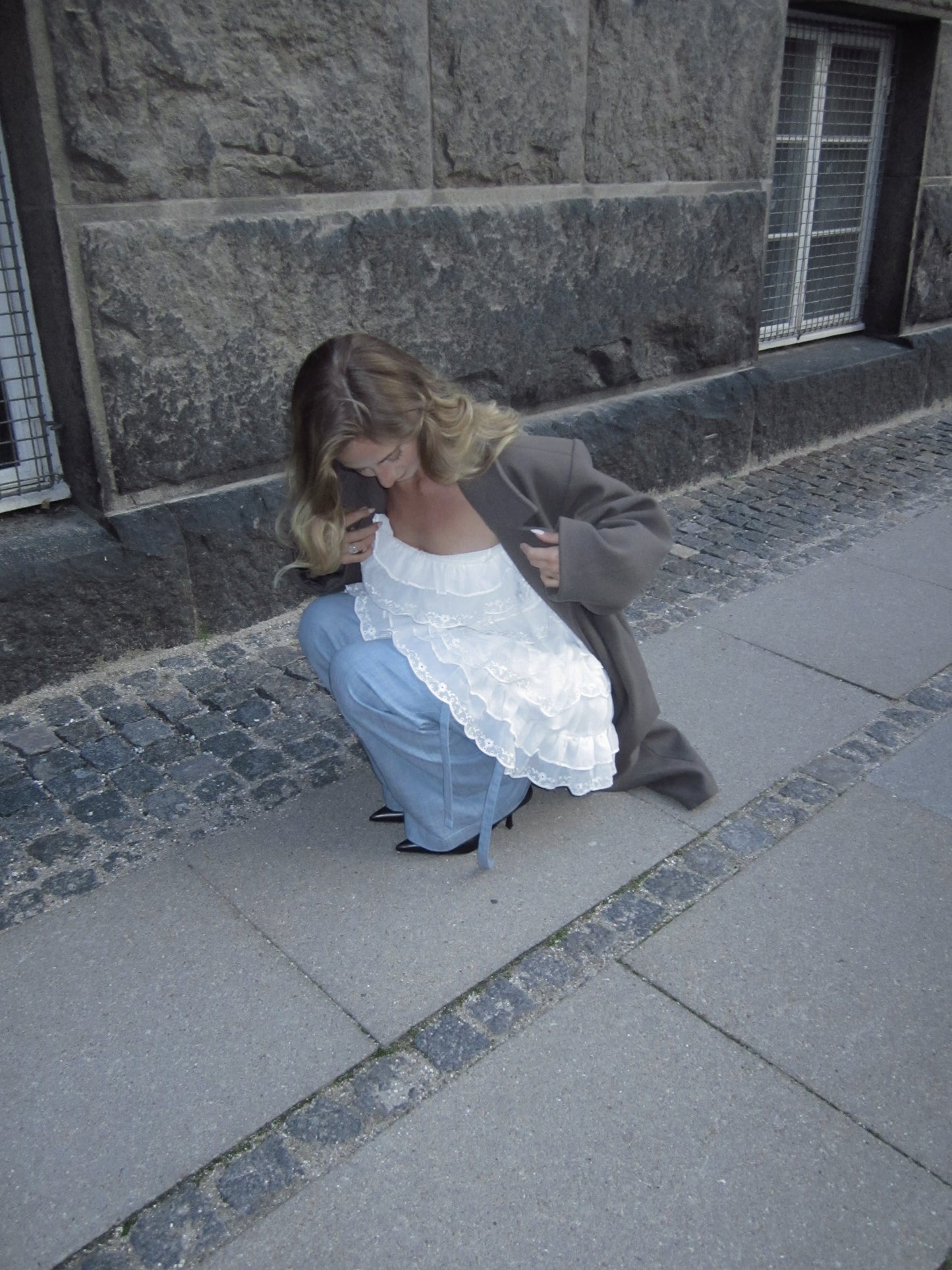 Lace Ruffle Minidress