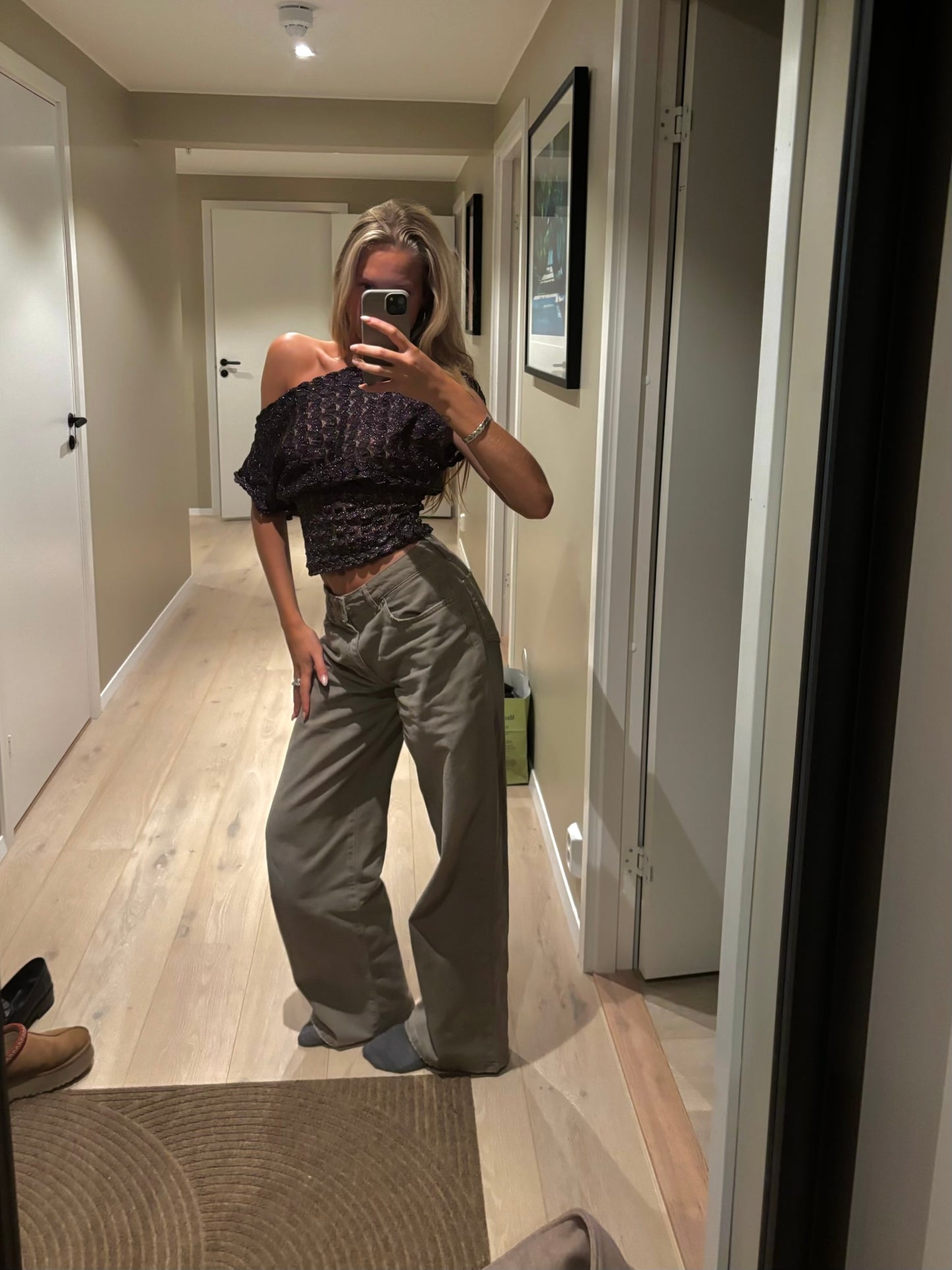 Lilac Asymmetric One Shoulder