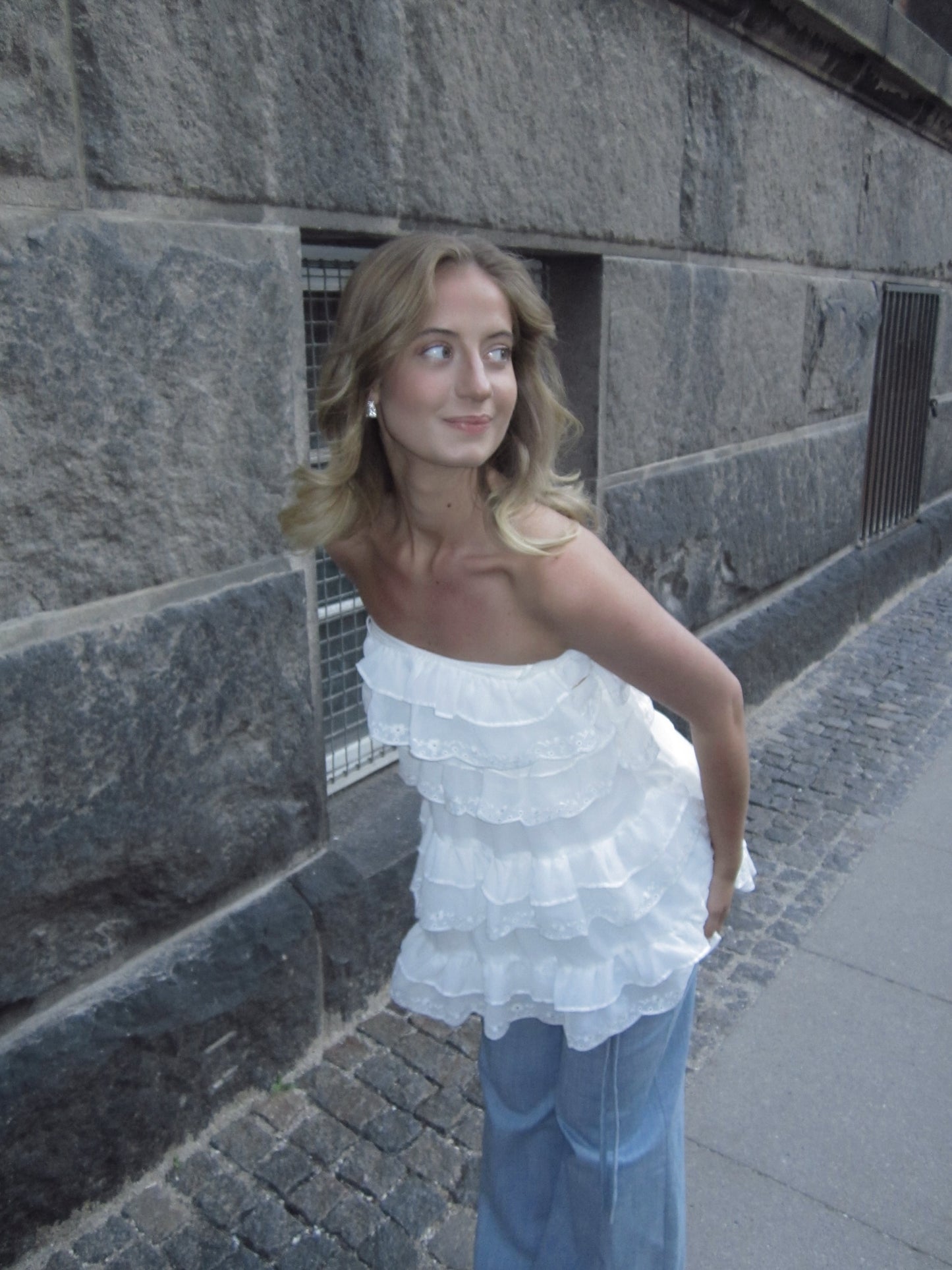 Lace Ruffle Minidress