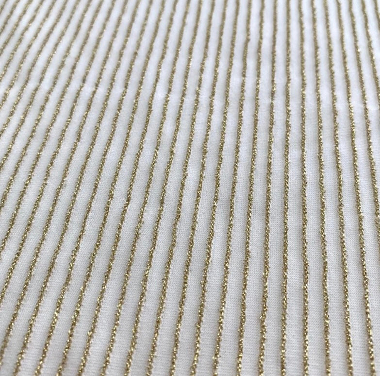 Gold Striped Oneshoulder top