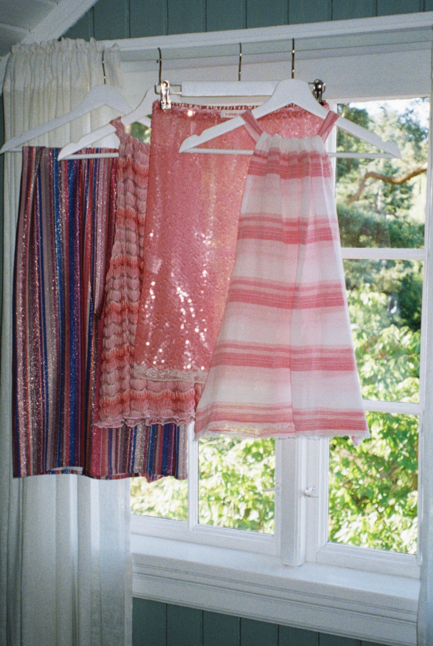 Pink Striped Halterneck Top