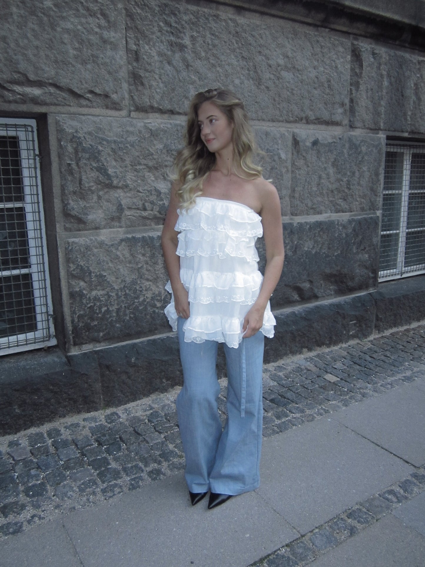 Lace Ruffle Minidress