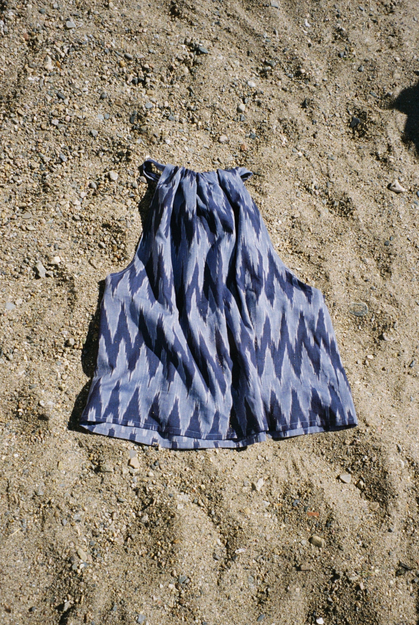 Ikat Zigzag Halterneck Top