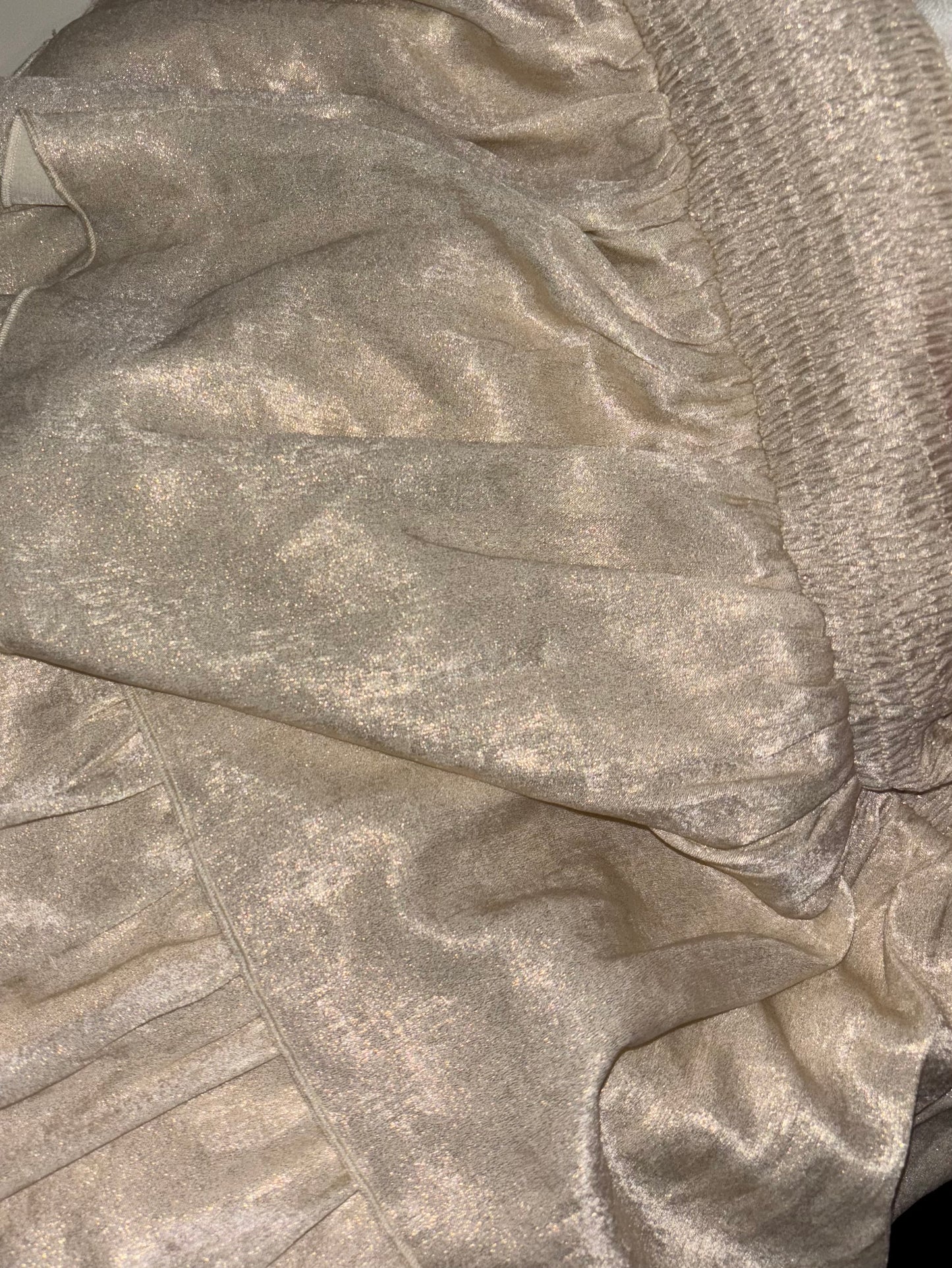 Golden Ruffle Maxidress