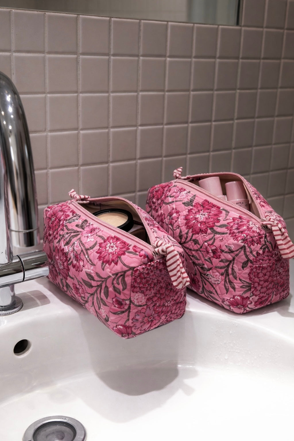 Quilted Makeup Bag 4