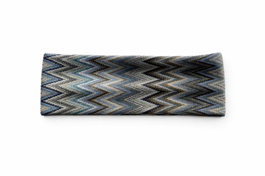 Blue Zigzag Headband
