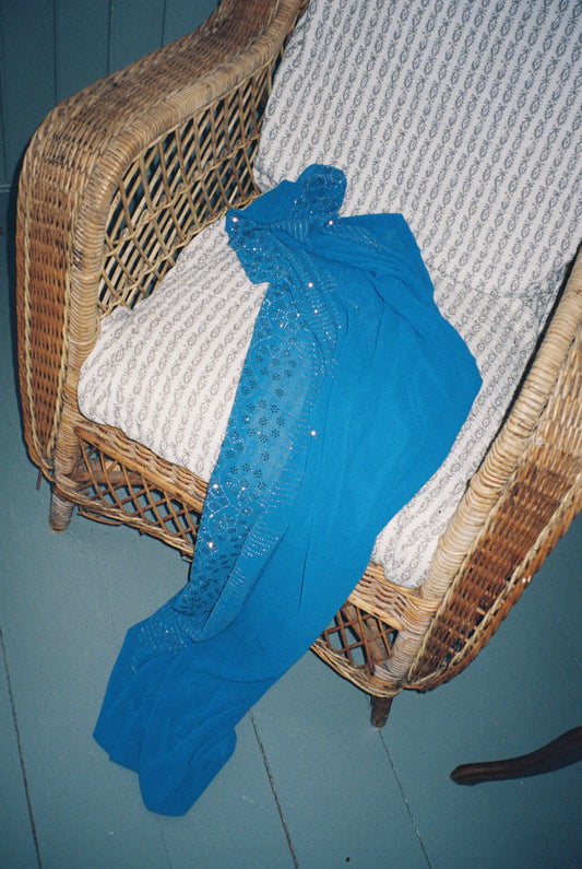 Embellished Scarf Top