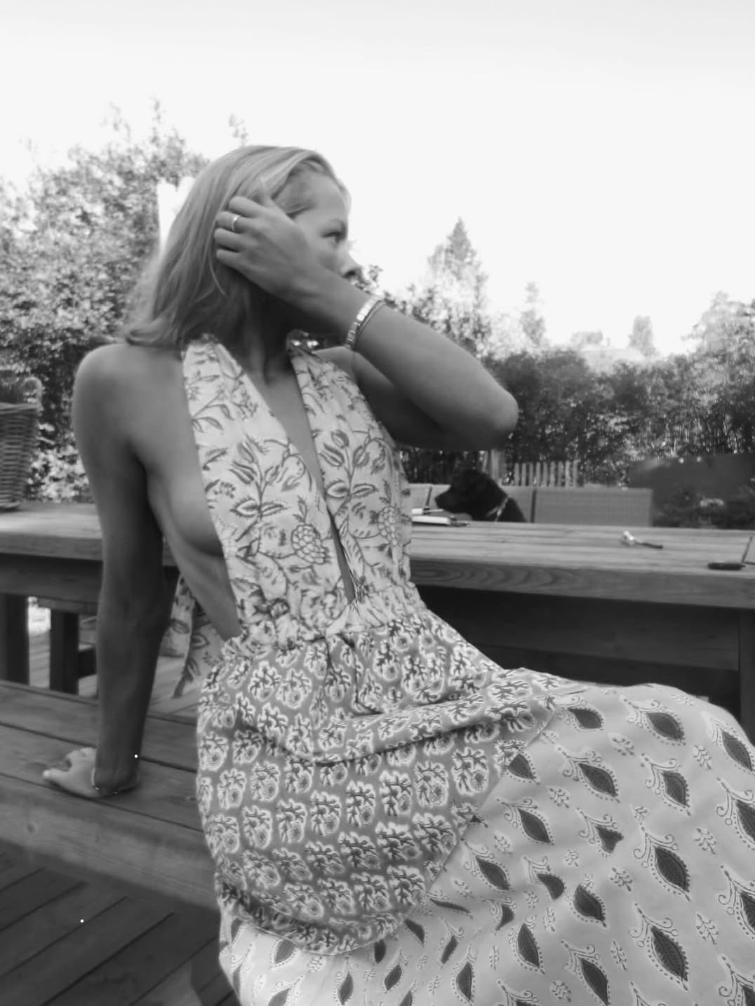 Block Print Maxidress