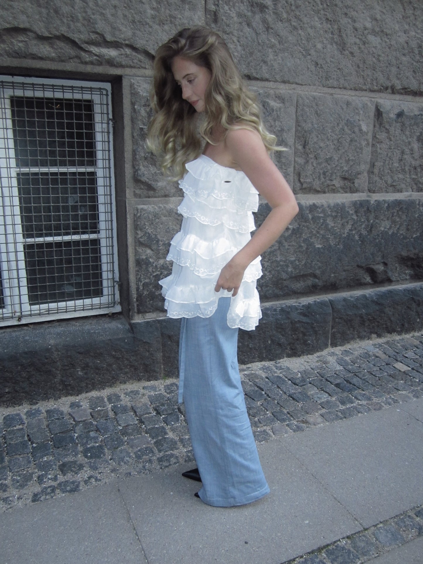 Lace Ruffle Minidress