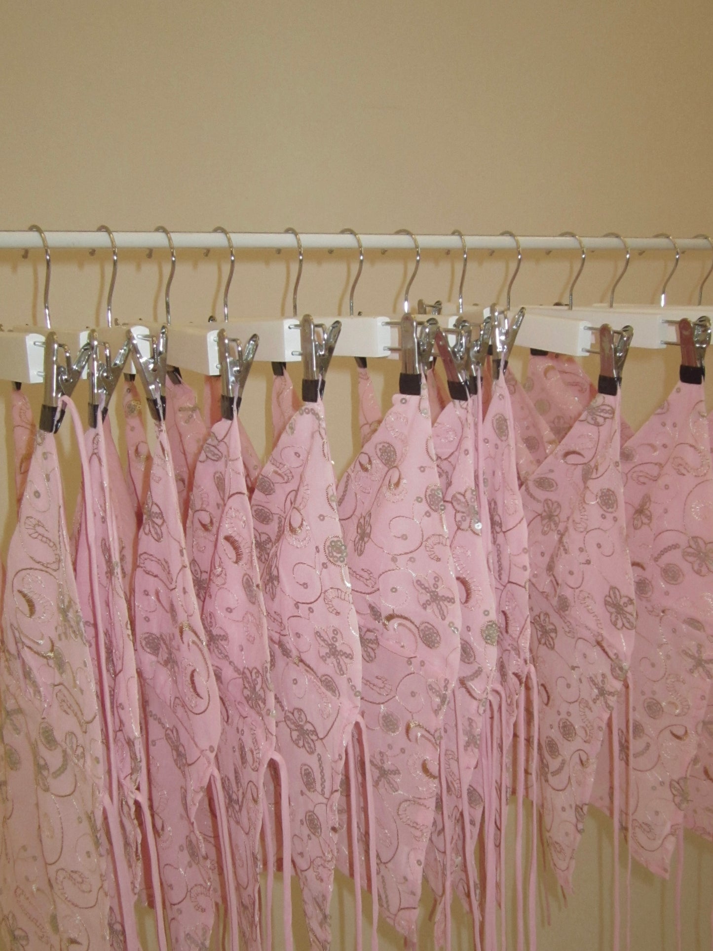 Pink Backless Halterneck