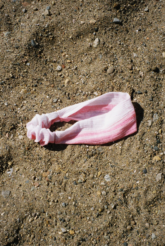Pink Striped Headband