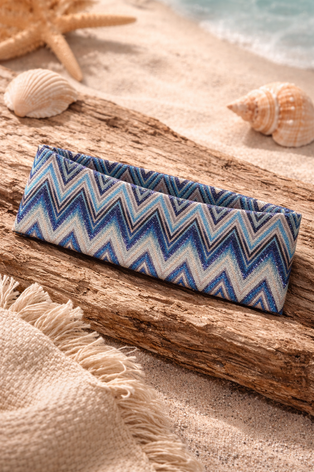 Ocean Zigzag Headband
