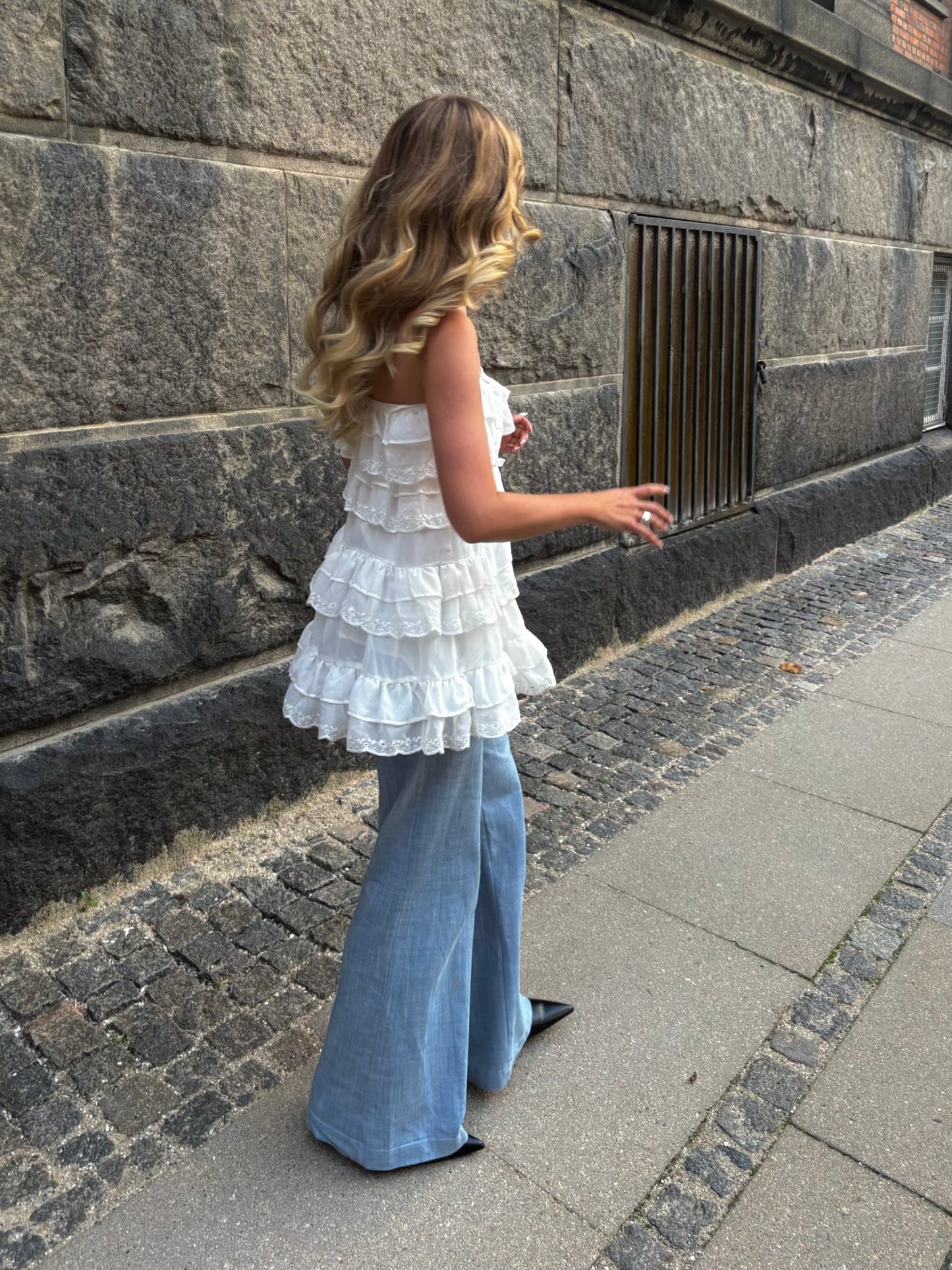 Lace Ruffle Minidress