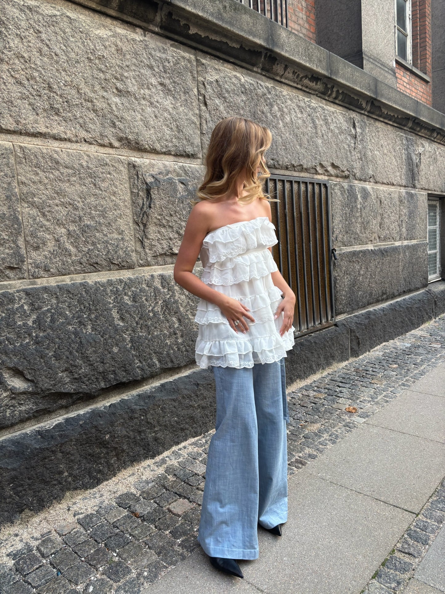 Lace Ruffle Minidress