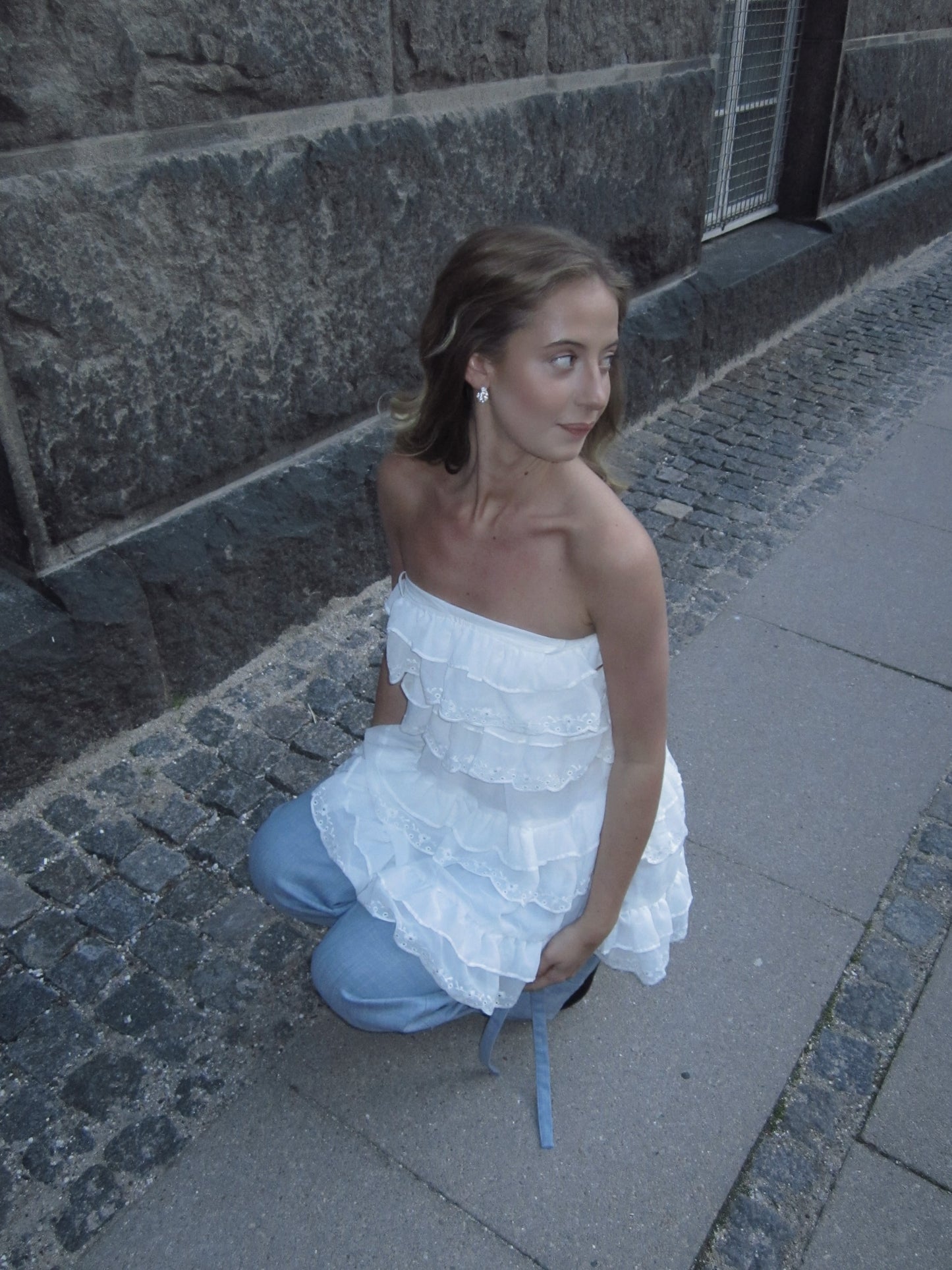 Lace Ruffle Minidress