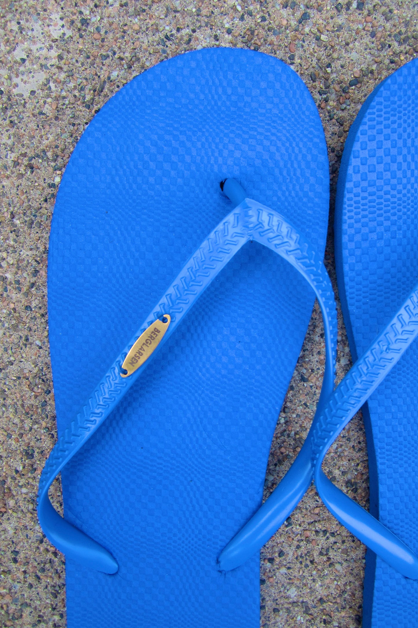 Royal Blue Flip Flops