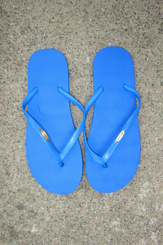Royal Blue Flip Flops