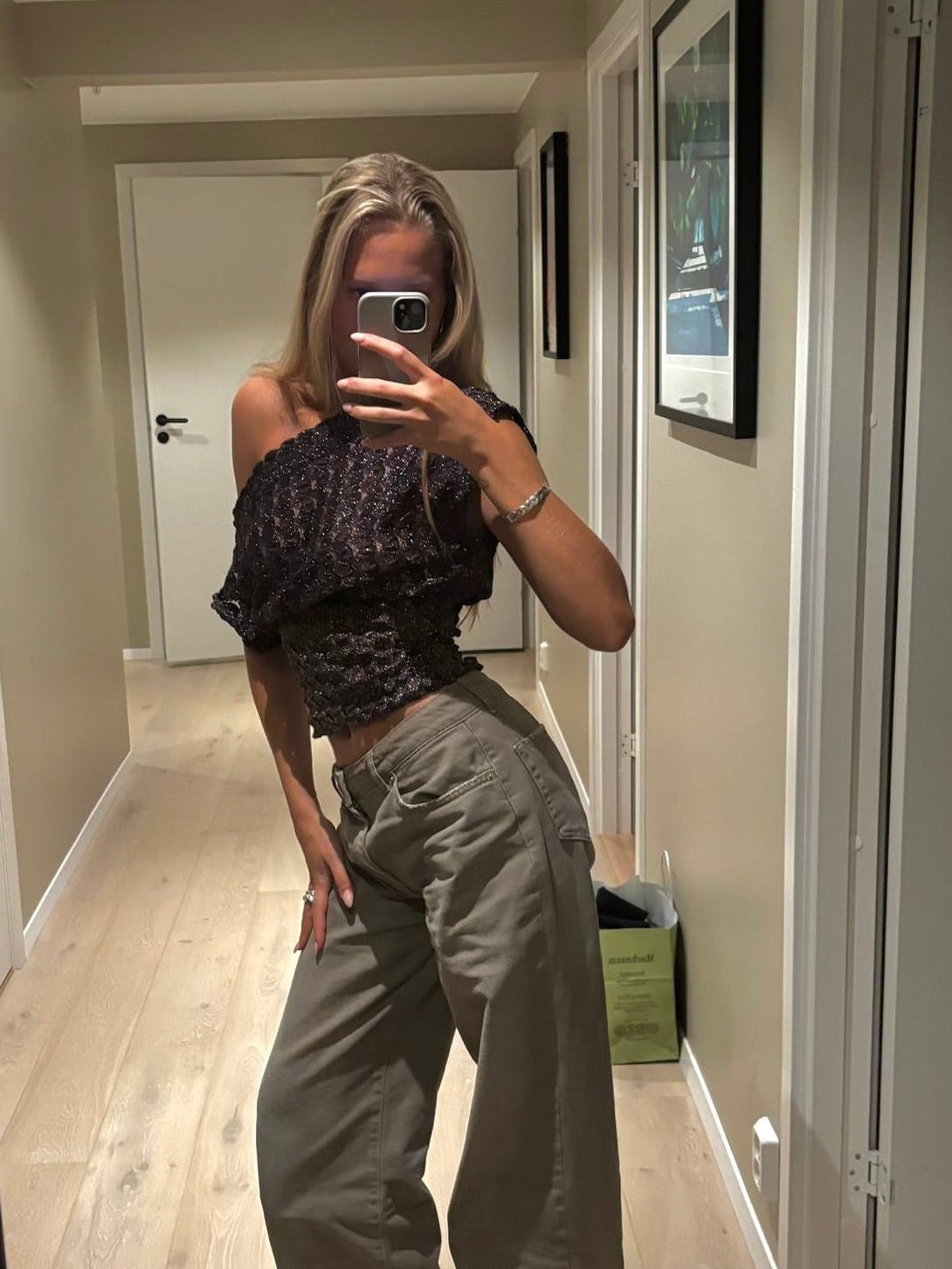 Lilac Asymmetric One Shoulder