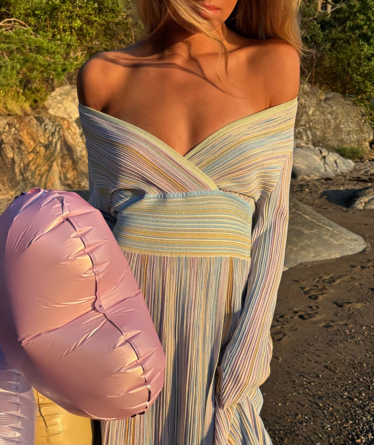 Vesper Offshoulder Midi dress