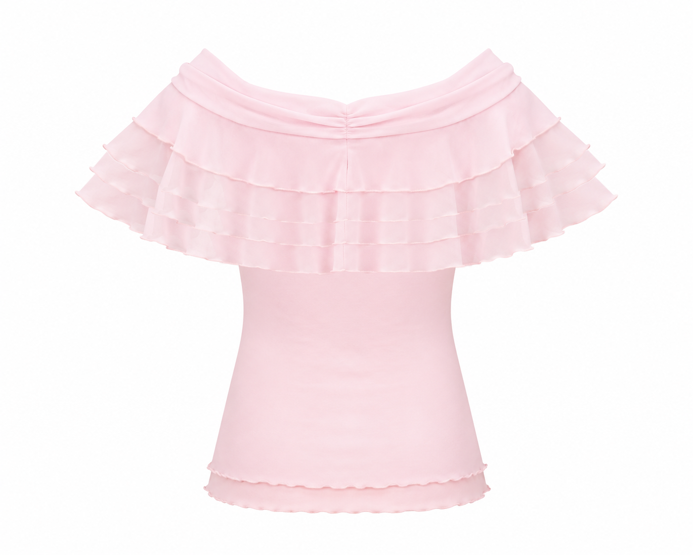Juliette Ruffle Offshoulder top