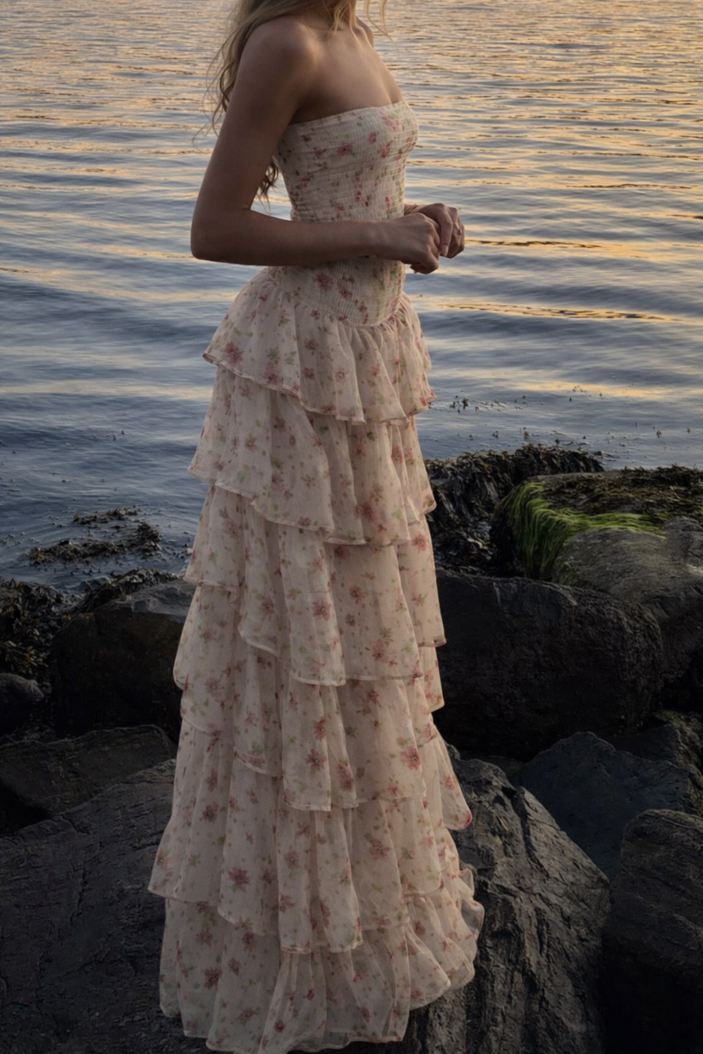 Floral Ruffle Maxidress