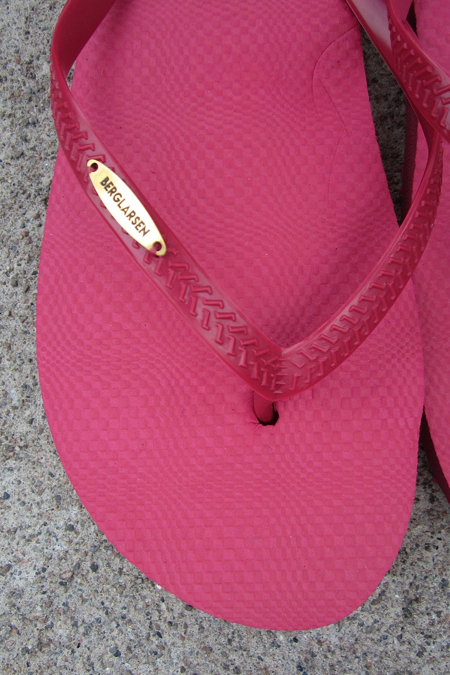 Red Flip Flops