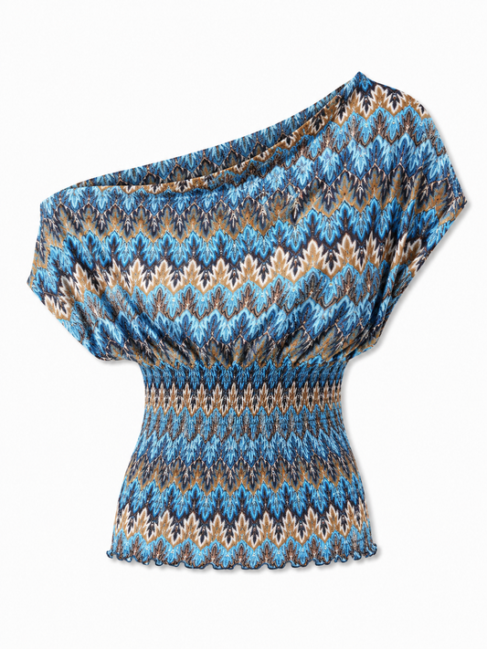 Ocean Asymmetric Oneshoulder top