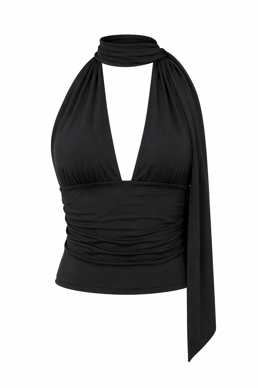 Black Halterneck Top