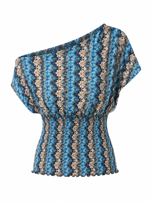 Ocean Asymmetric Oneshoulder top