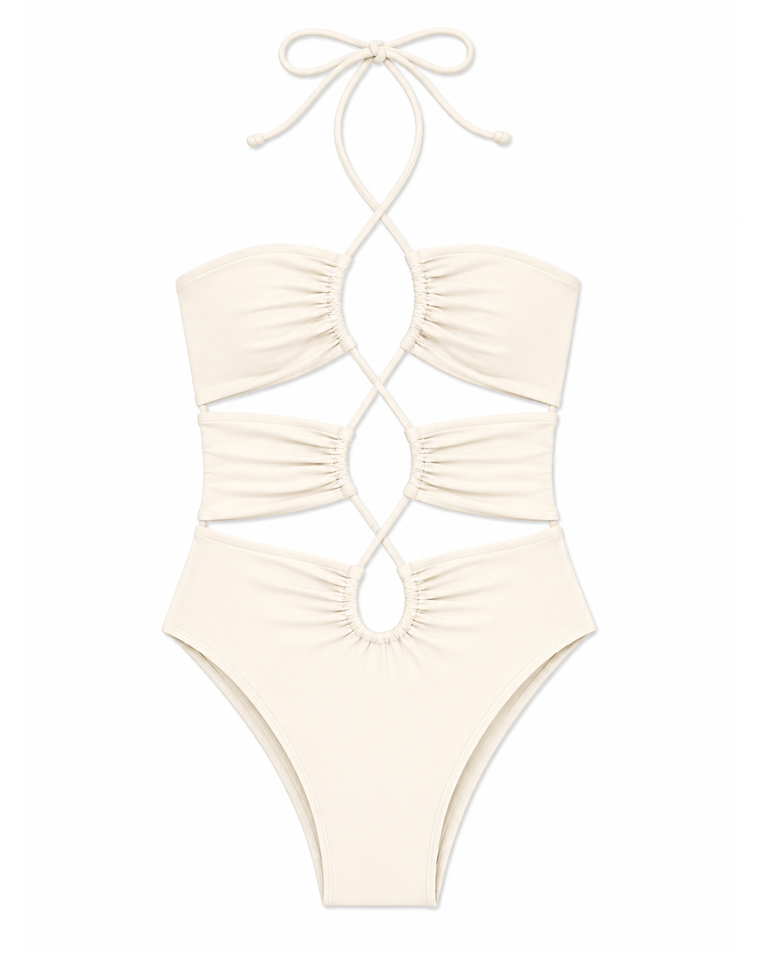 Matte Cream Swimsuit