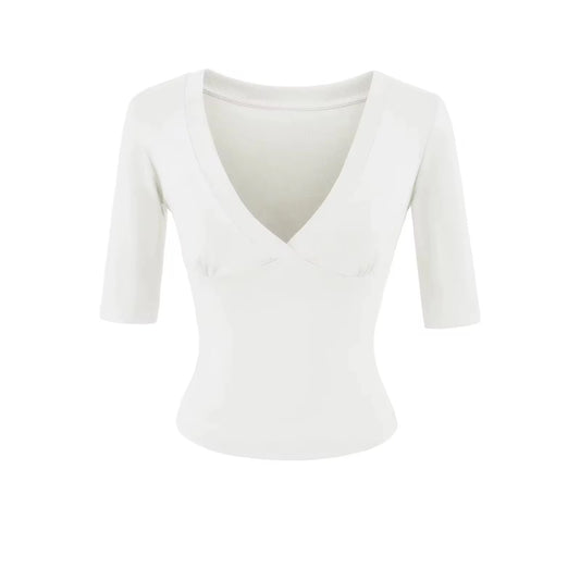 Ivory V-neck