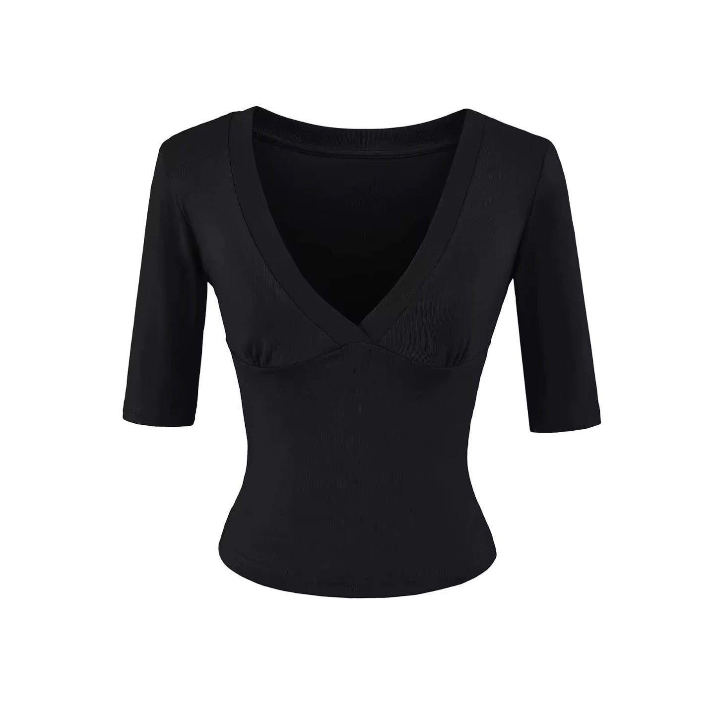 Ebony V-neck