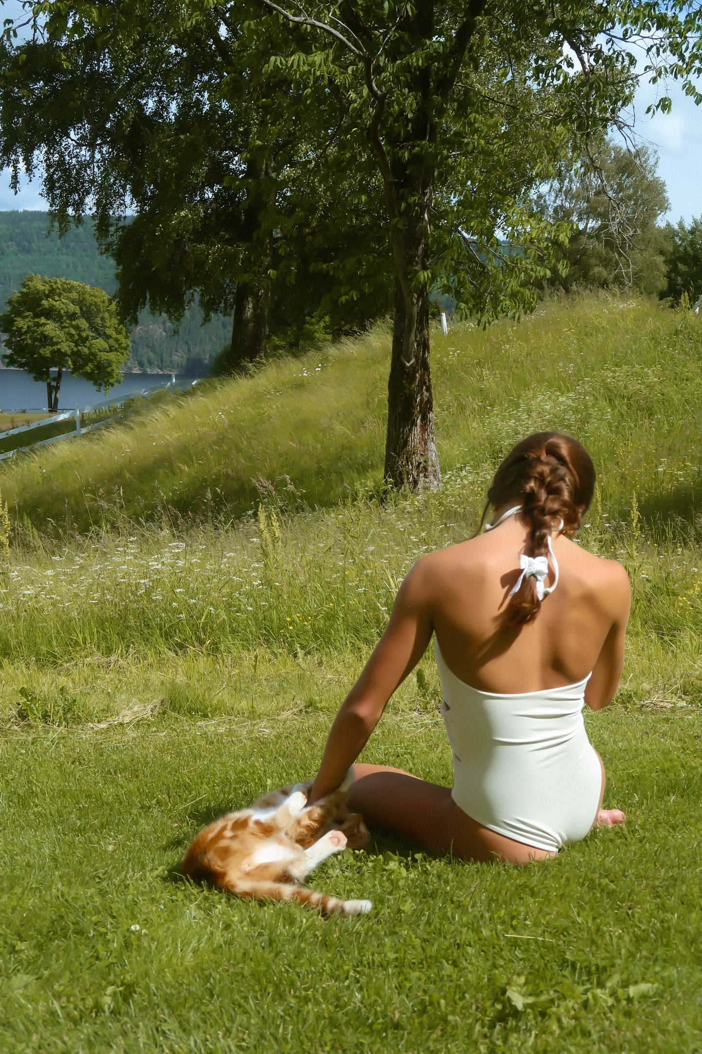 Matte Cream Swimsuit