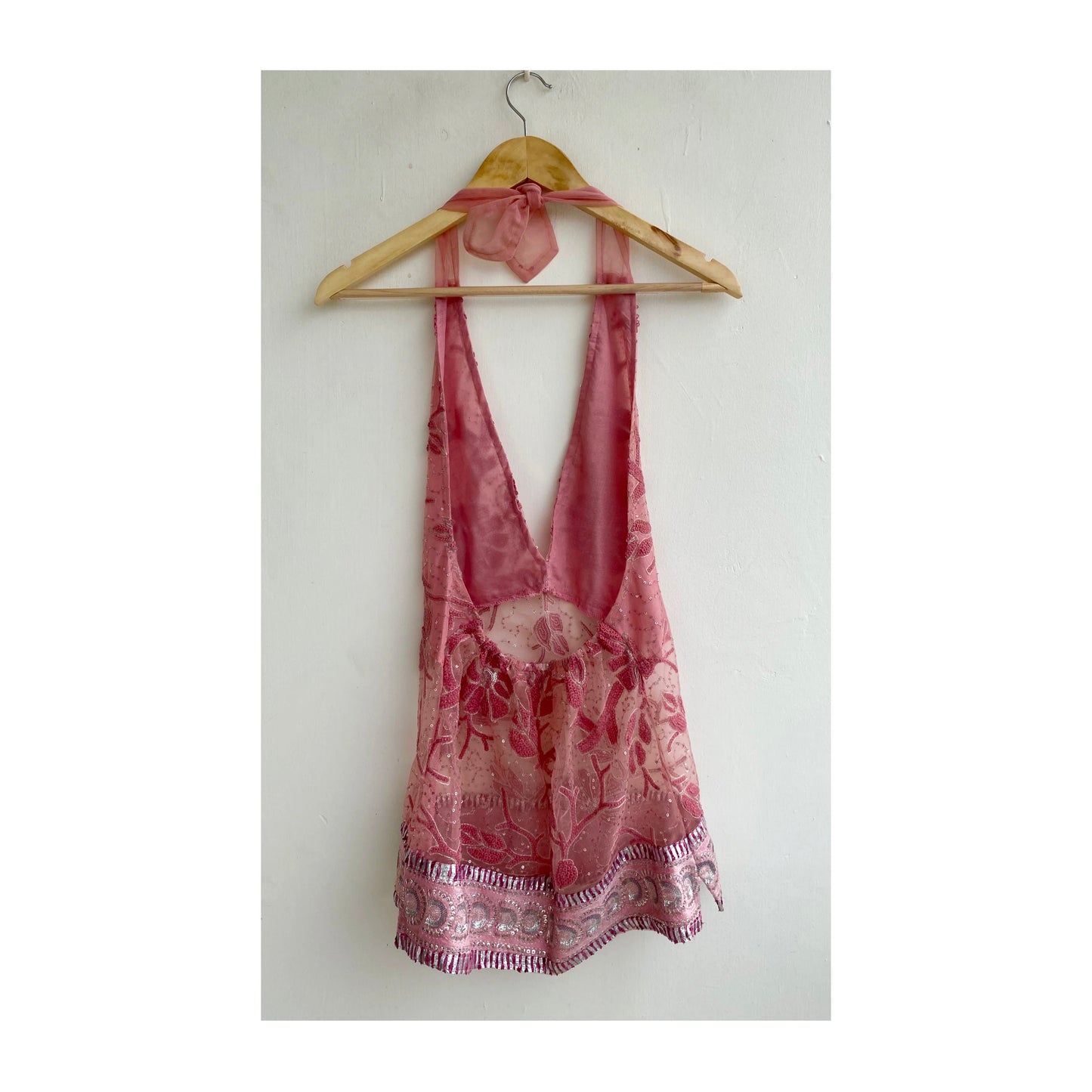 Pink Halterneck Top