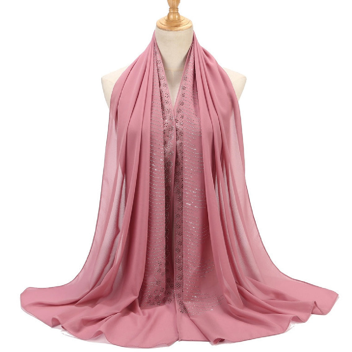 Embellished Scarf Top