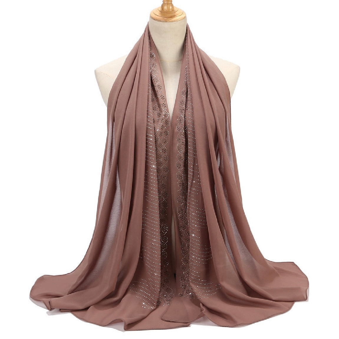Embellished Scarf Top