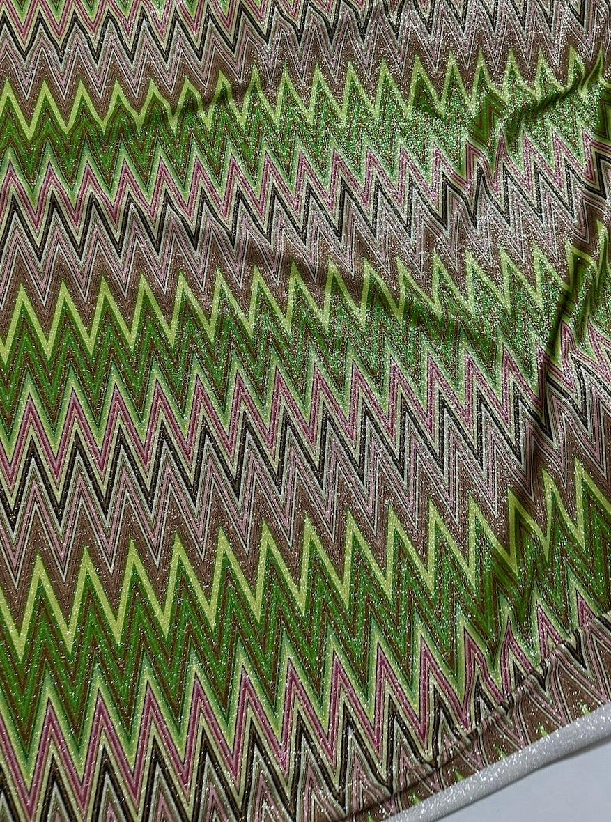 Lime Zigzag Multiway Top