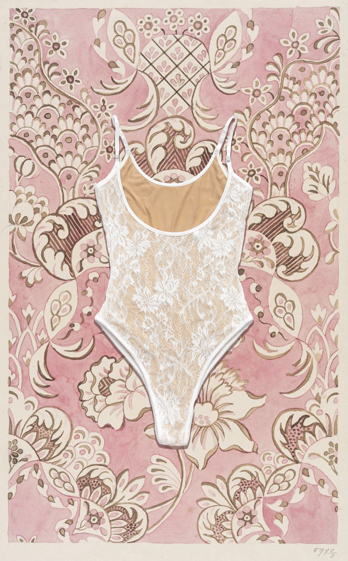 Lace Open Back Bodysuit