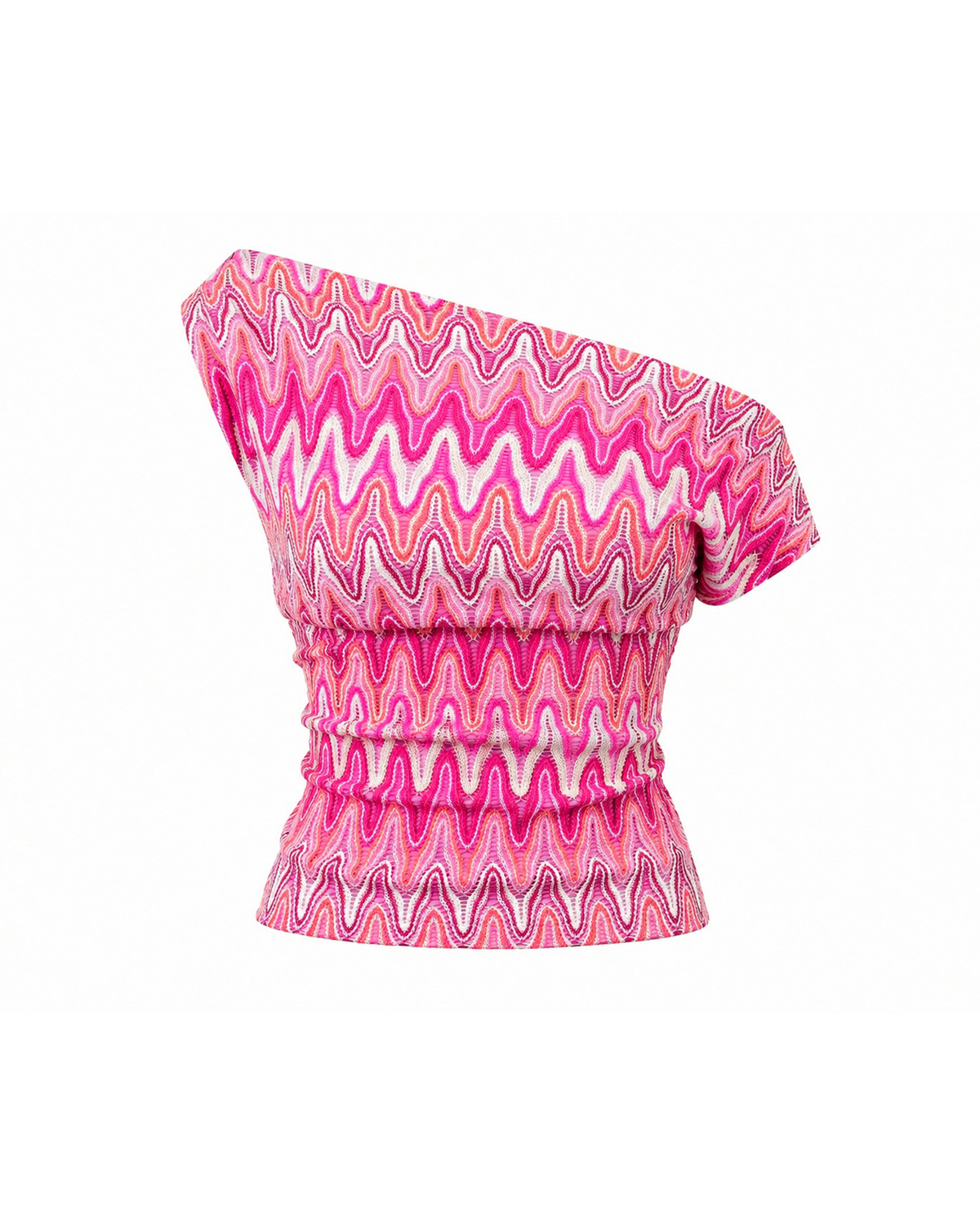 Emily Asymmetric Zigzag Top