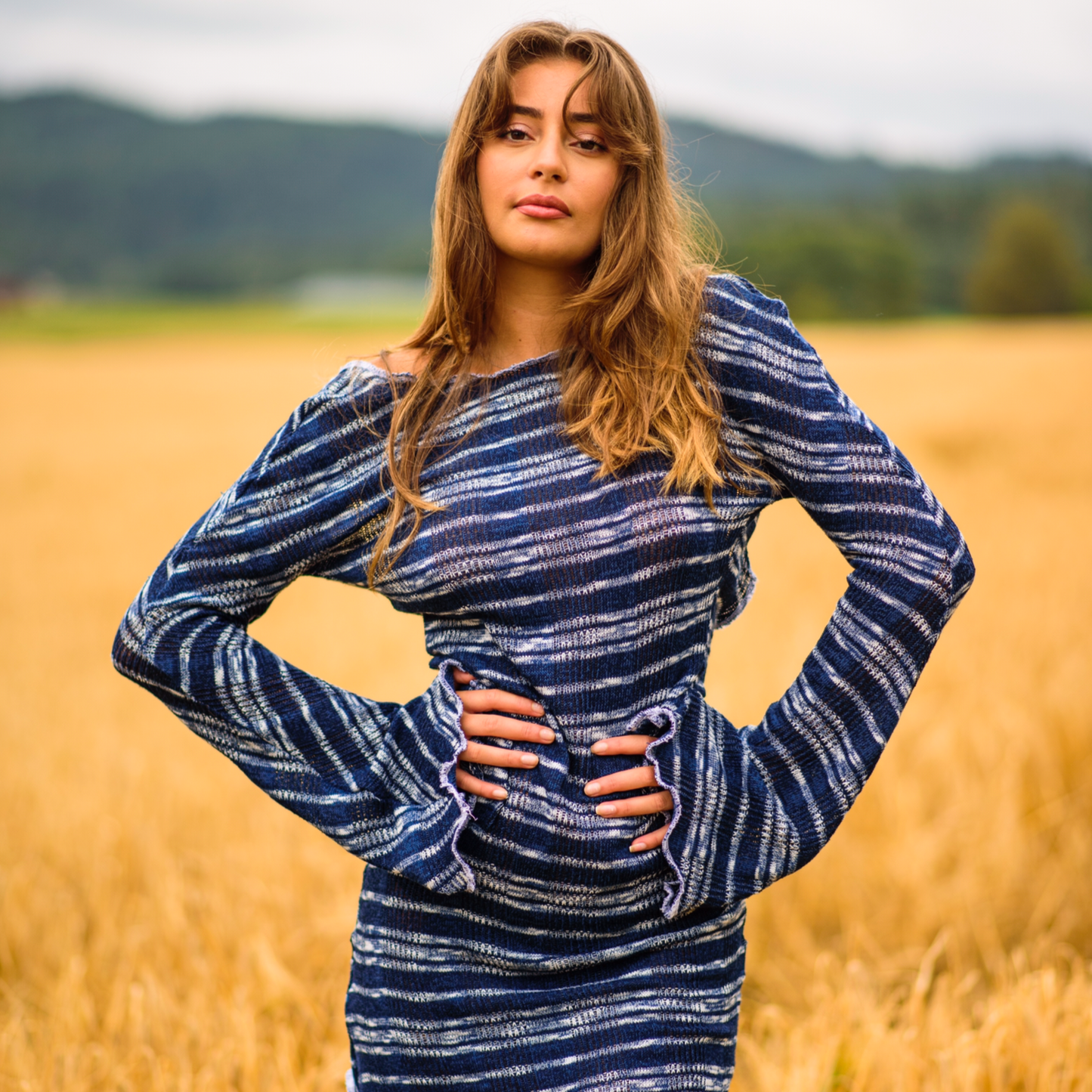 Blue Penelope Dress (Sample)