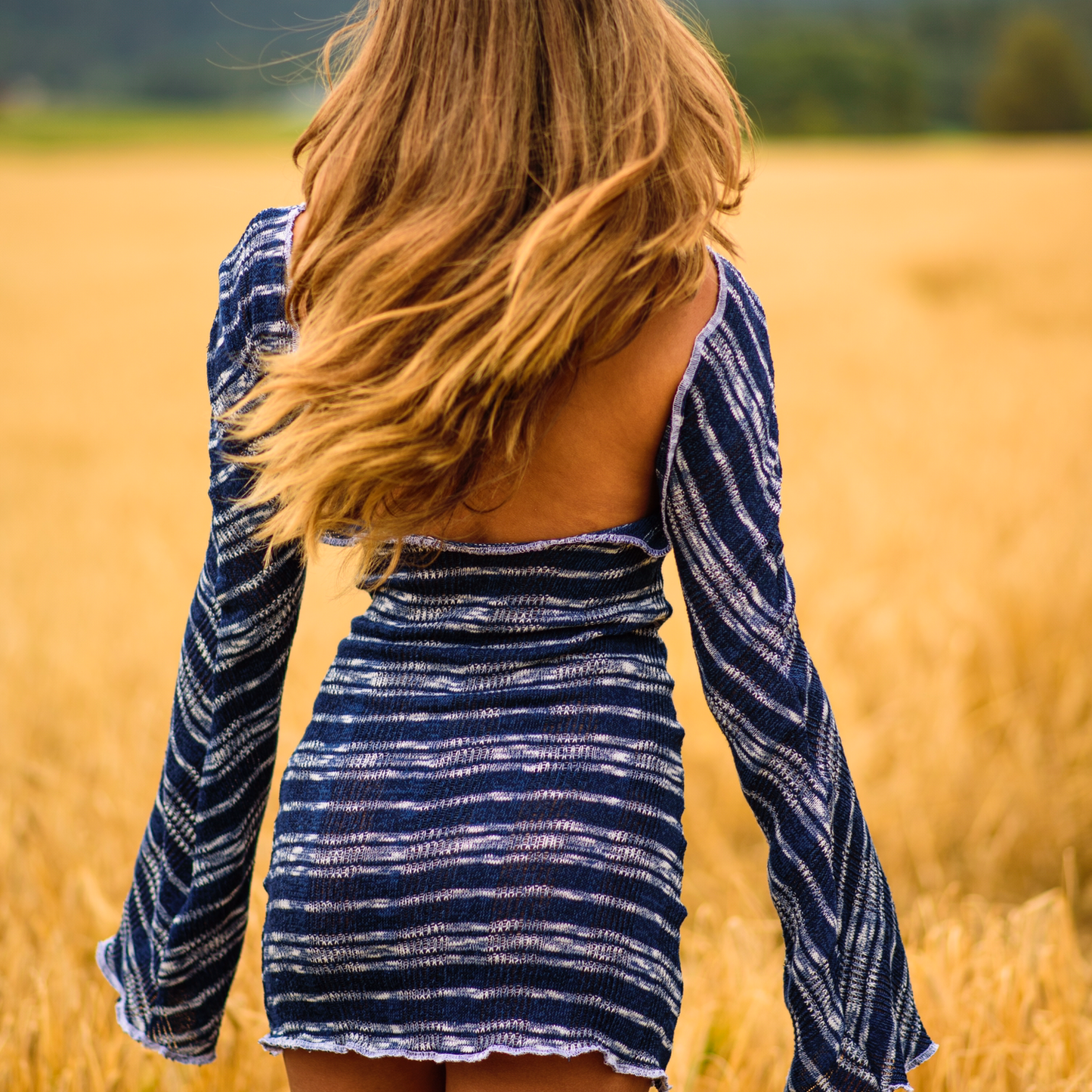 Blue Penelope Dress (Sample)